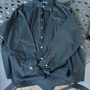 Ralph Lauren Black Cotton Shirt